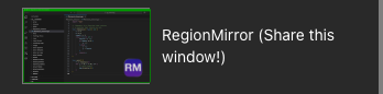 Step 4: Share Window